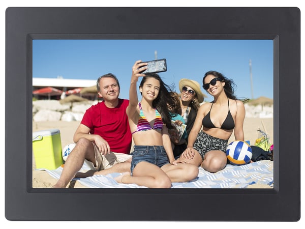 Trevi DPL 2235 WF digitala fotoramar Svart 25,6 cm (10.1") Pekskärm Wi-Fi