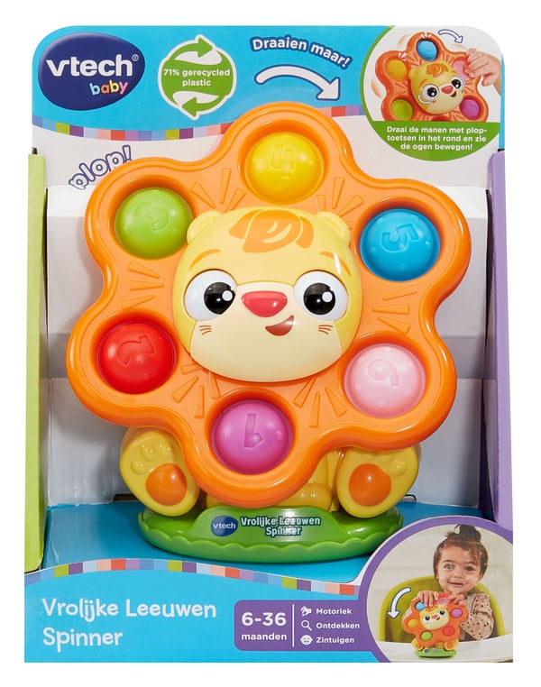 VTech Baby Vrolijke Leeuwen Spinner