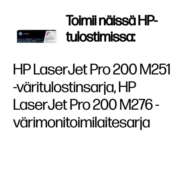 HP 131A, alkuperäinen magenta LaserJet-värikasetti