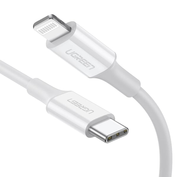 Ugreen 10493 Lightning kabel 1 m Hvid Ugreen 10493 Lightning kabel 1 m Hvid