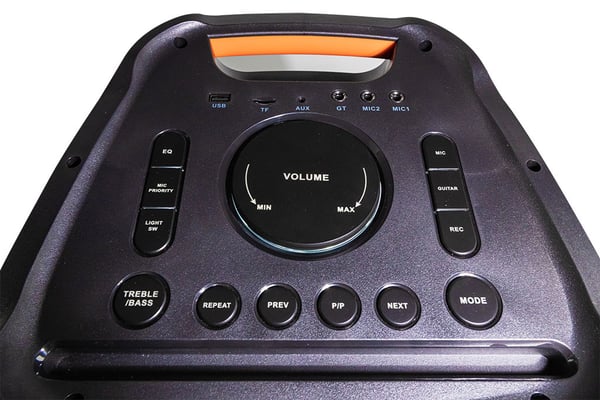 Trevi XF 600 KB Partyhögtalare Svart 80 W