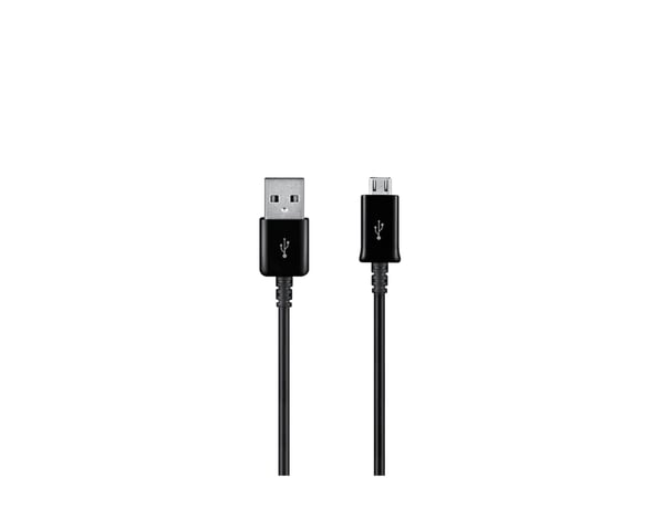 Kabel USB Vega USB-A - microUSB 1 m Sort (14821)