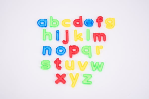 Tickit Translucent Letters Lowercase