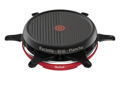 Tefal RE12A512 raclette grill 6 person(er) 850 W Rød