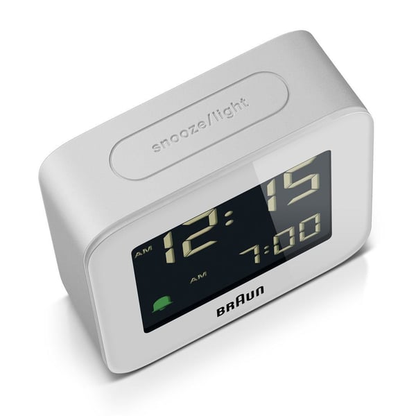 Braun BC08 Digital alarmur Hvid