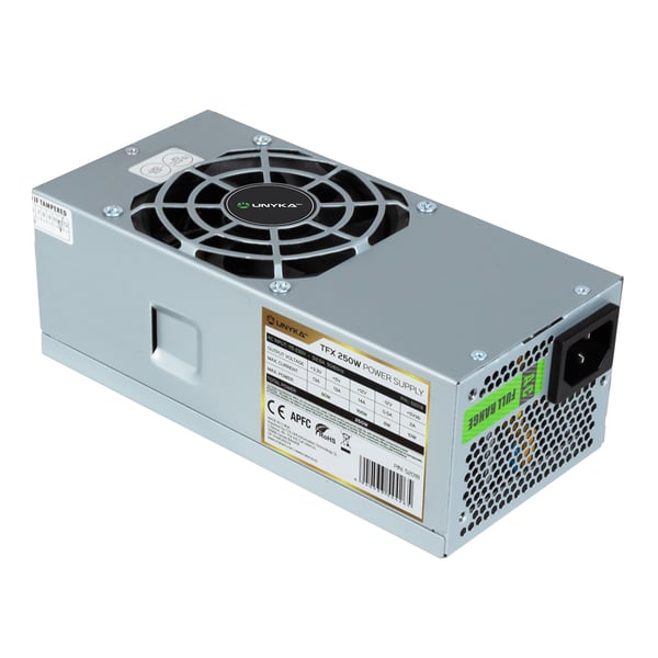 UNYKAch 52018 strömförsörjningsenheter 250 W 20+4 pin ATX TFX Silver