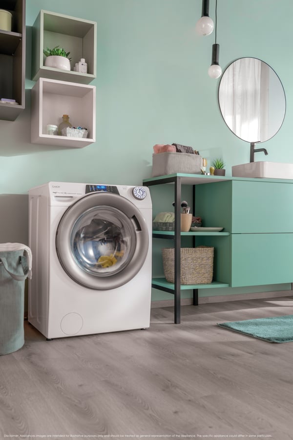 Candy RapidÓ PRO RP 486BWMR9/1-S vaskemaskine Front-læsning 8 kg 1400 rpm Hvid
