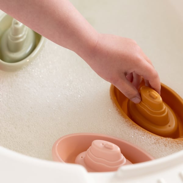 Rubo Toys 2007437 spil, legetøj & mærkat til badet Badebåd Lyserød