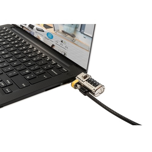 DELL 461-AAEU kabellås Sort, Rustfrit stål 1,8 m