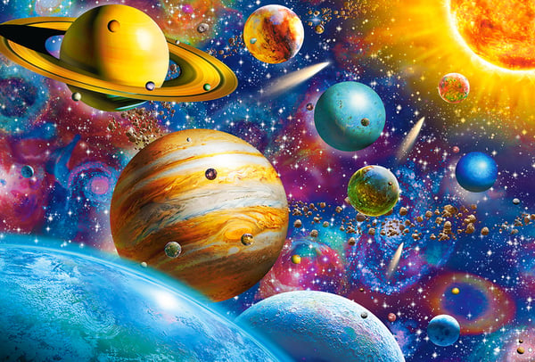 Castorland Solar System Odyssey 1000 pcs Kuviopalapeli 1000 kpl Avaruus