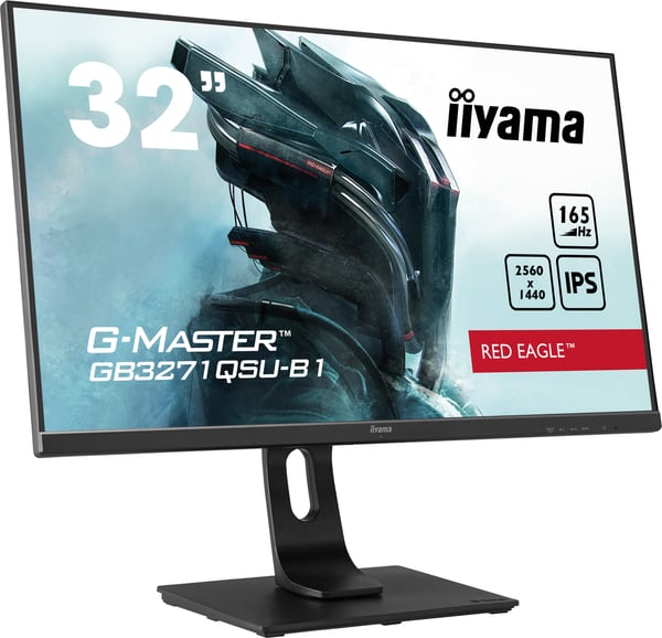 iiyama G-MASTER GB3271QSU-B1 tietokoneen litteä näyttö 80 cm (31.5") 2560 x 1440 pikseliä Wide Quad HD LED Musta