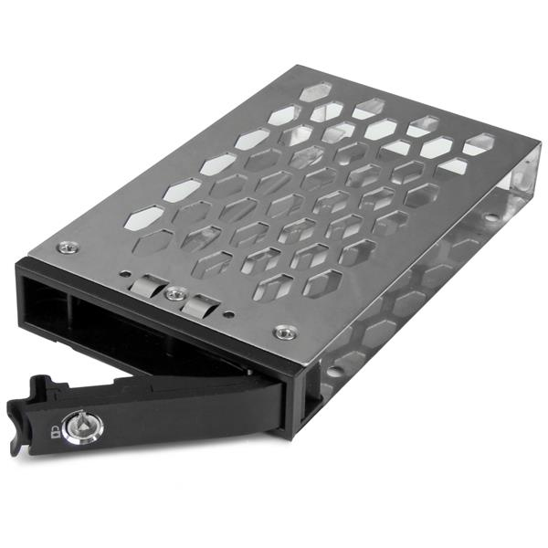 StarTech.com SATSASTRX25 asemapaikkaan asennettava paneeli 2.5" Etupaneeli Musta, Hopea