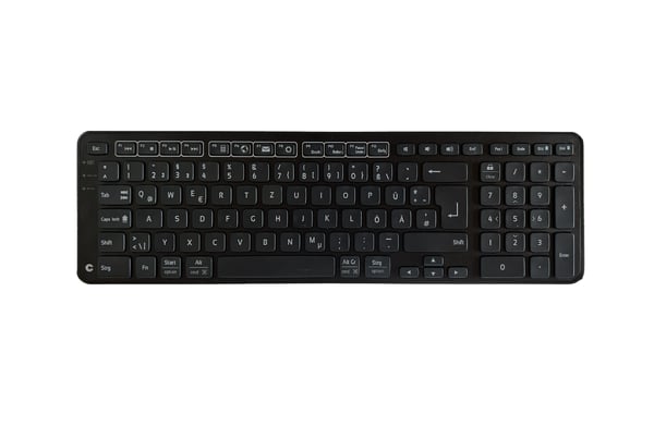 Contour Balance - Näppäimistö - langaton - USB, 2,4 GHz