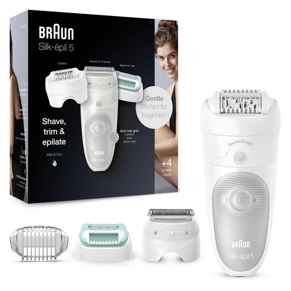 Braun Silk-épil 5 81770430 epilatorer 28 pincetter Vit