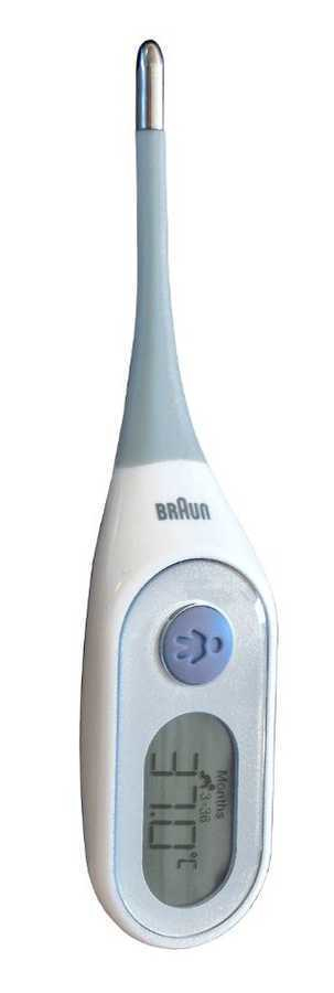 Braun PRT2000 digital kropstermometer Kontakt Blå, Hvid Underarm