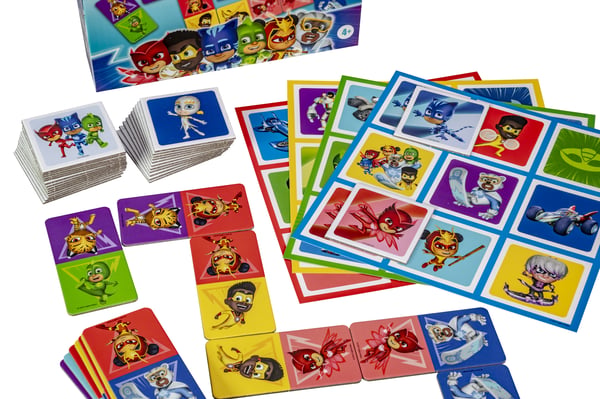 Tactic Peppa Pig PJ Masks 3 in 1 Lotto, Domino, Memo
