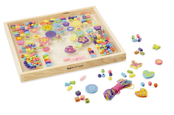 Melissa & Doug Bead Bouquet Deluxe Wooden Bead Set
