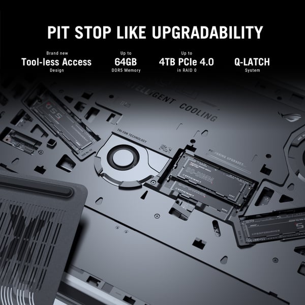 ASUS ROG Strix SCAR 16 G635LX-RW042W Copilot+ PC Intel Core Ultra 9 275HX Kannettava tietokone 40,6 cm (16") WQXGA 64 GB DDR5-SDRAM 2 TB SSD NVIDIA GeForce RTX 5090 Wi-Fi 7 (802.11be) Windows 11 Home Musta QWERTY Hollanti