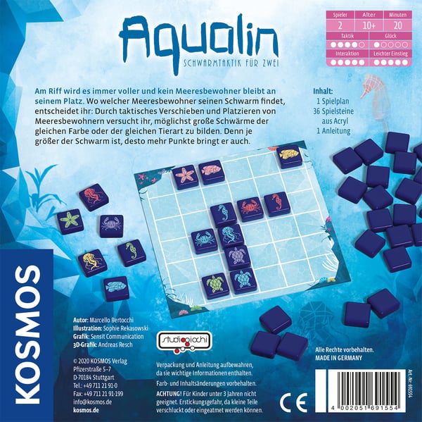 Kosmos Aqualin Kortspel Turspel