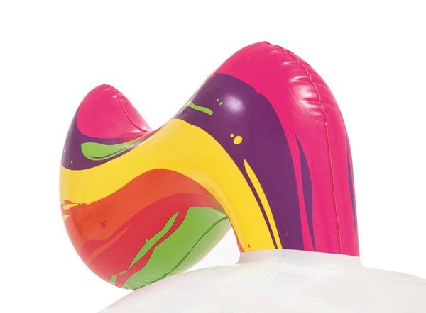 Bestway 41113 pool- och badmadrass Multifärg, Vit Vinyl Sittbadleksak