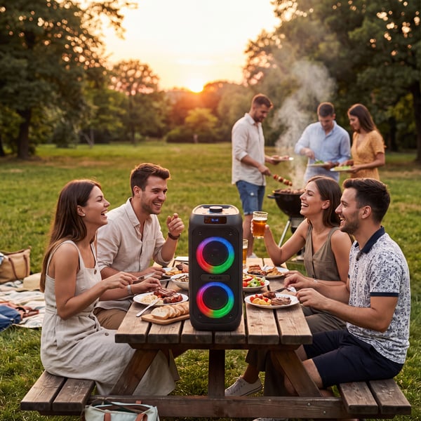 NGS WILD BANGER 2 Partyhögtalare Svart 20 W