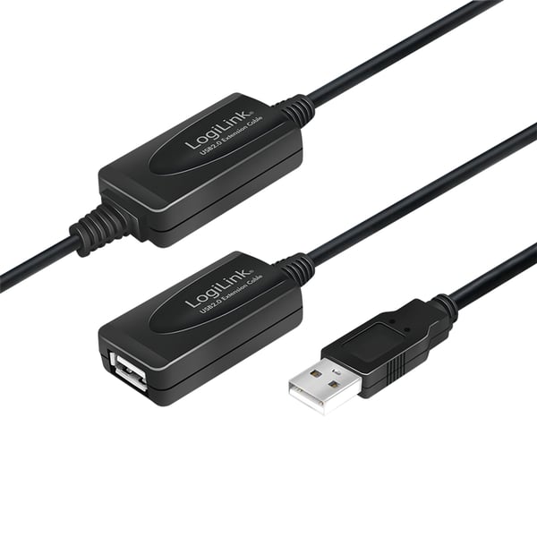 LogiLink UA0147 kabel kønsskifter USB Type-A Sort