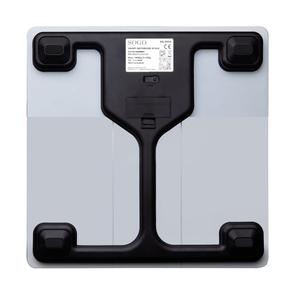 Sogo BAB-SS-2900 badevægt Firkant Sort Elektronisk personlig vægt