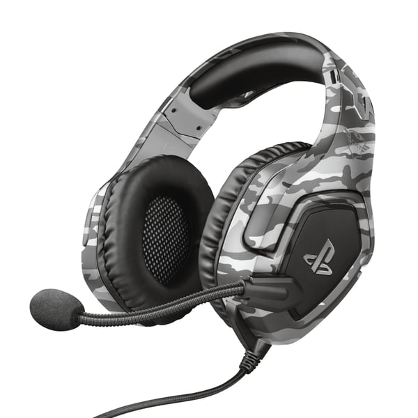 Trust GXT 488 Forze PS4 Kuulokkeet Langallinen Pääpanta Pelaaminen Musta, Harmaa