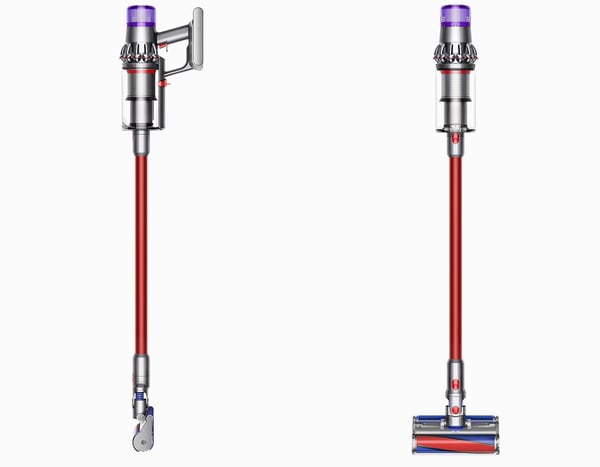 Dyson V11 Fluffy Skaftdammsugare, 2-i-1 Batteri Torr Utan påse Nickel, Röd