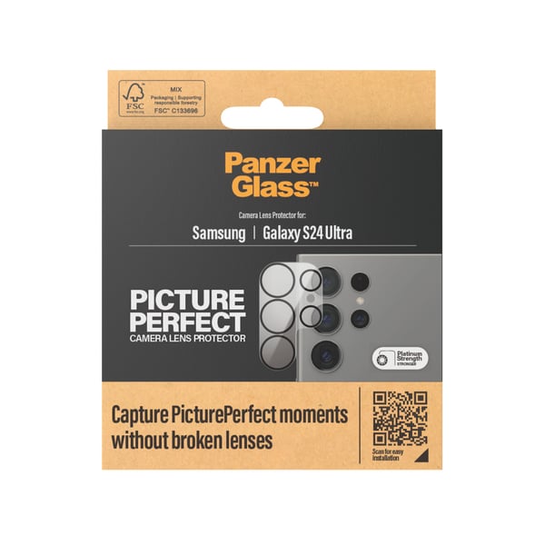 PanzerGlass ® PicturePerfect Camera Lens Protector Samsung Galaxy S24 Ultra Kirkas näytönsuoja 1 kpl