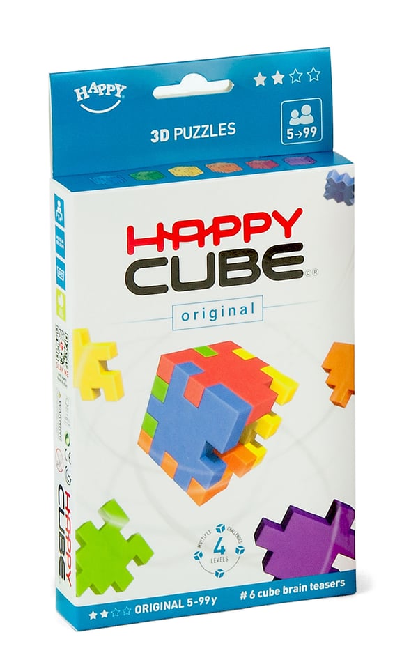 SmartGames Happy Cube 6 Colour Pack Original 3D puslespil