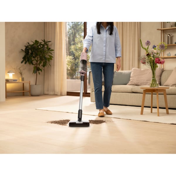 Electrolux EP61CB21WP 2-i-1 stangstøvsuger Batteri Dry Poseløs 0,6 L 85 W Lyserød 2,5 At