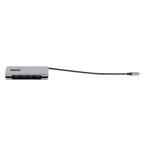 StarTech.com 4-Port USB-C Hubb, 4x USB-C Portar, USB 3.1 10Gbps, Portabel USB C Hubb med 100W Strömförs