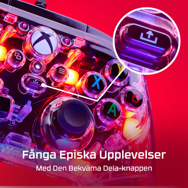 HyperX Clutch Gladiate – trådad RGB gaminghandkontroll – Xbox