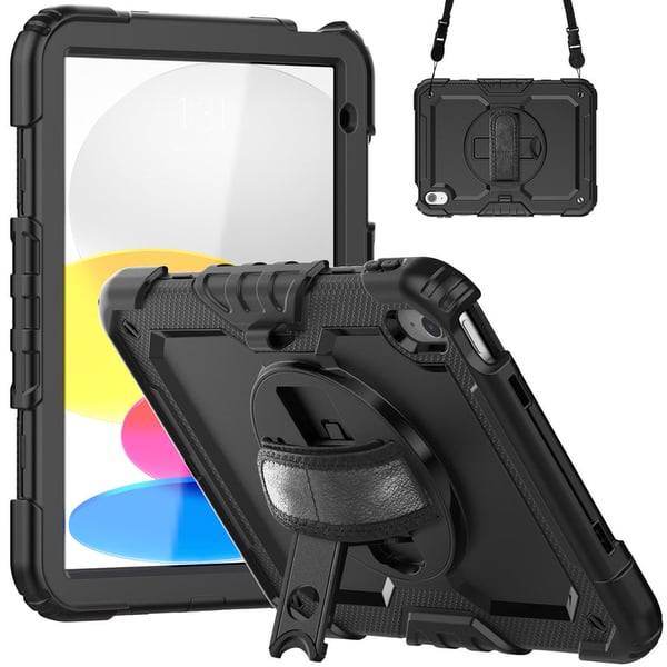 DEQSTER 40-2000079 iPad-fodral 33 cm (13") Folio Svart