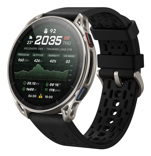 Amazfit Cheetah 2 Ultra 3,81 cm (1.5") AMOLED Digitaalinen 480 x 480 pikseliä Kosketusnäyttö Titaani Wi-Fi GPS (satelliitti)