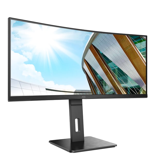 AOC P2 CU34P2A platta pc-skärmar 86,4 cm (34") 3440 x 1440 pixlar Quad HD LED Svart