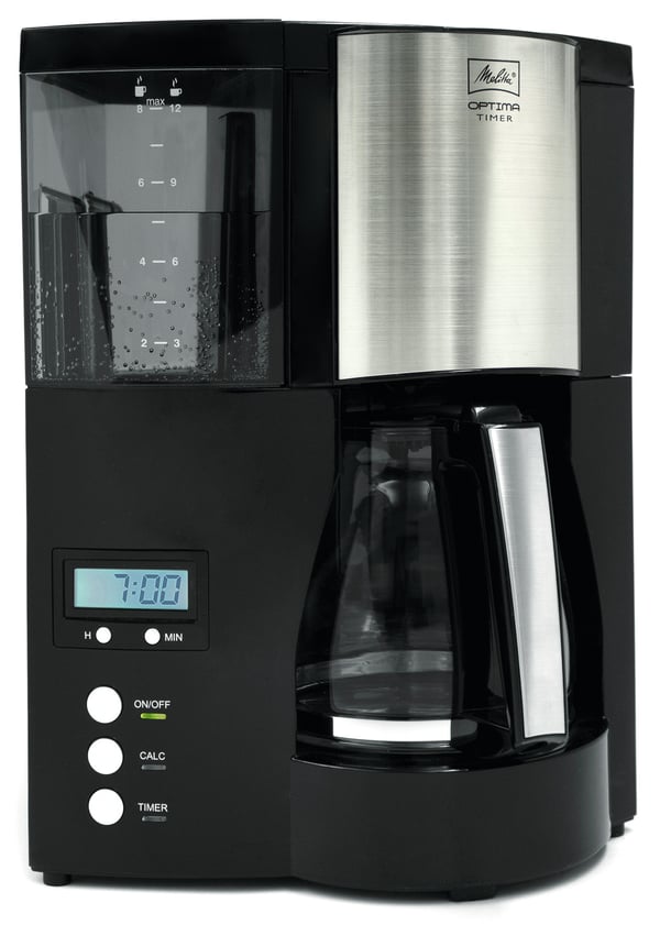 Melitta Optima Timer Droppande kaffebryggare 1 l