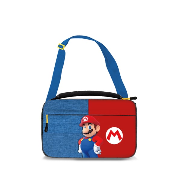 PDP Commuter: Power Pose Mario Hårdt etui Nintendo Blå, Rød