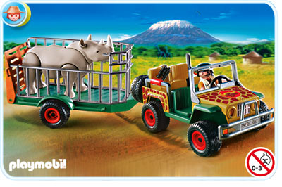 Playmobil Ranger´s Vehicle with Rhino