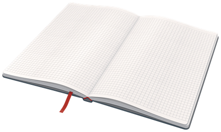 Leitz Cosy Anteckningsbok M Soft Touch Rutad med hårt omslag