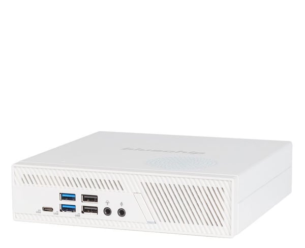 bluechip BUSINESSline S3159 *white* Intel® Core™ i5 Prozessor 14400 / bis zu 4.70 GHz, Windows 11 Pro, Intel® B760, 8 GB DDR5, 500 GB NVMe SSD, Intel® Wi-Fi 6E AX211, Bluetooth 5.3, Gigabit Ethernet, Intel® UHD Grafik i5-13400 DDR5-SDRAM Mini PC Mini-PC Vit