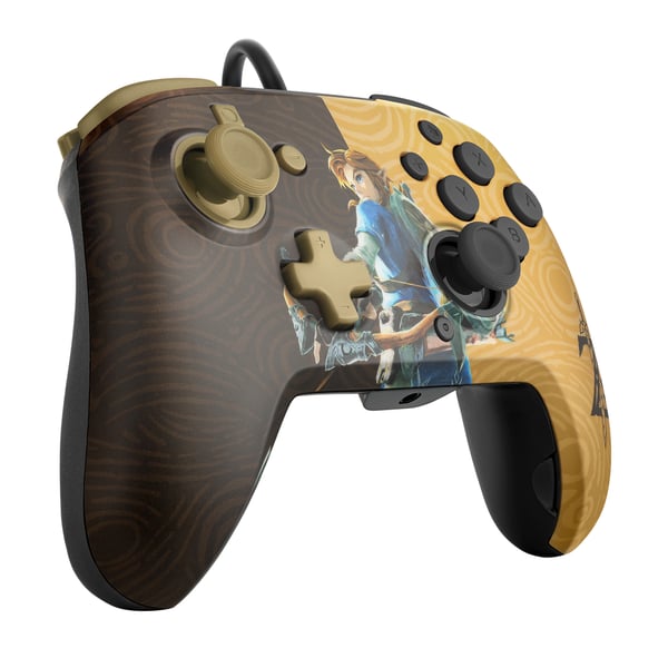 PDP REMATCH: Hyrule Hero Link Flerfarvet USB Gamepad Analog/digital Nintendo Switch, Nintendo Switch OLED