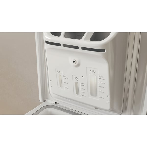 Whirlpool TDLR P66 BS IT vaskemaskine Top-indlæsning 6 kg 1200 rpm Hvid