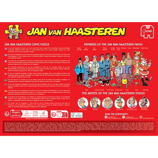 Jan van Haasteren - At the Beach (1500 pieces)