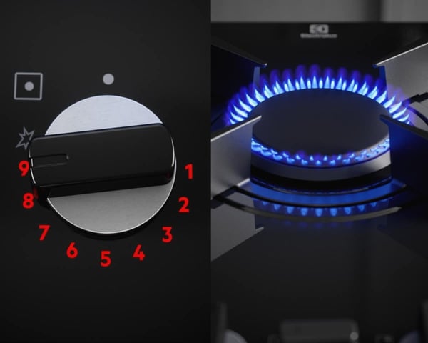 Electrolux KGG753753W Valkoinen Kiinteä 75 cm Kaasuliesi 5 alue(tta)