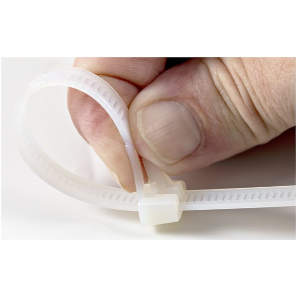 StarTech.com CBMZTRB6 nippuside Avattava johdinside Nailon, Muovi Valkoinen 100 kpl