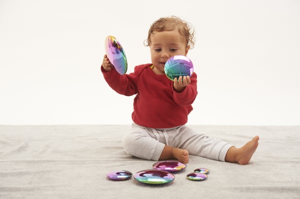 Tickit Sensory Reflective Colour Burst Buttons