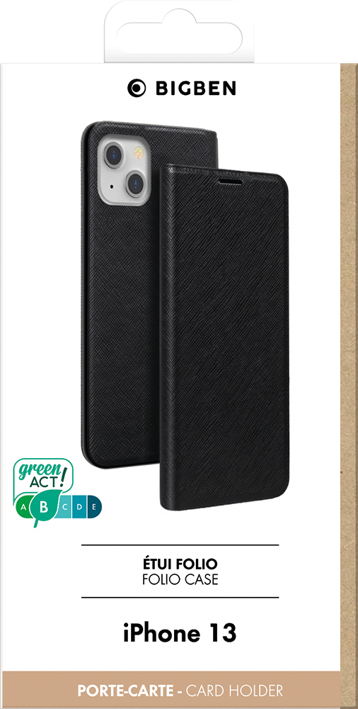 BIG BEN ETUIFIP1361B mobiltelefon etui 15,5 cm (6.1") Folie Sort