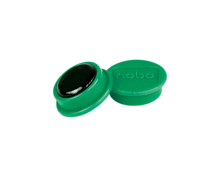 Nobo Magnetiska Whiteboardmagneter 10-Pack 13 mm Färgade Magneter
